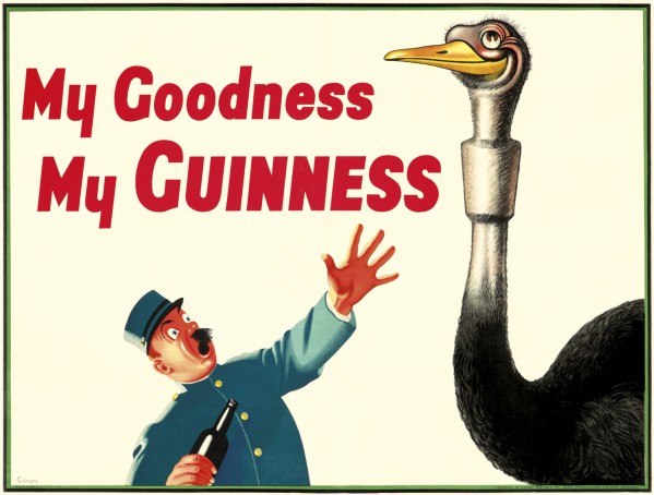My Goodness My Guinness Original Vintage Poster by VINTAGE POSTER